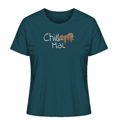 Chill Mal schläfriger Braunbär - Ladies Organic Shirt