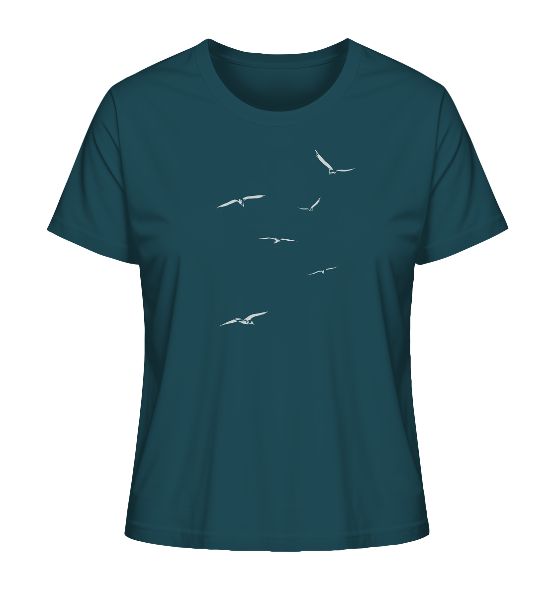 Vogelschwarm – Traum vom Fliegen - Ladies Organic Shirt