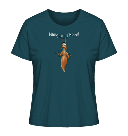 Hang In There | Lässiges Eichhörnchen - Ladies Organic Shirt