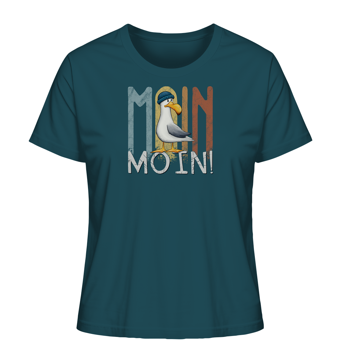 Moin Moin norddeutsche Möwe - Ladies Organic Shirt