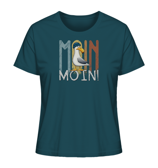 Moin Moin norddeutsche Möwe - Ladies Organic Shirt