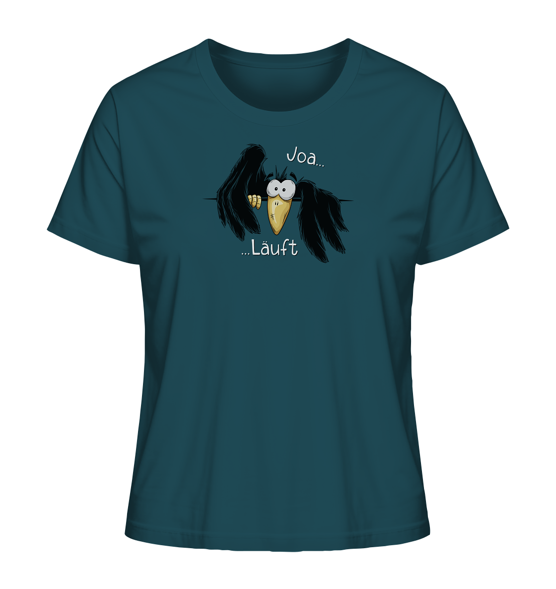 Joa Läuft Krähe gechillter Rabe - Ladies Organic Shirt