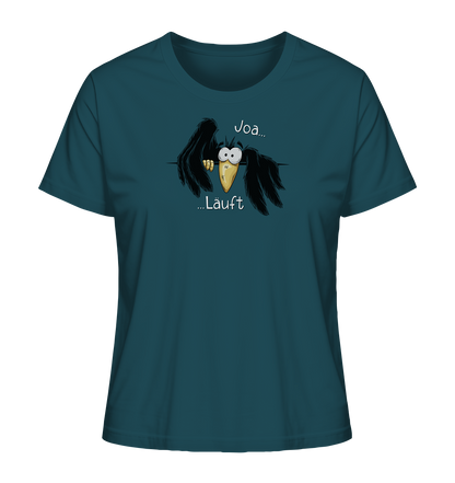 Joa Läuft Krähe gechillter Rabe - Ladies Organic Shirt