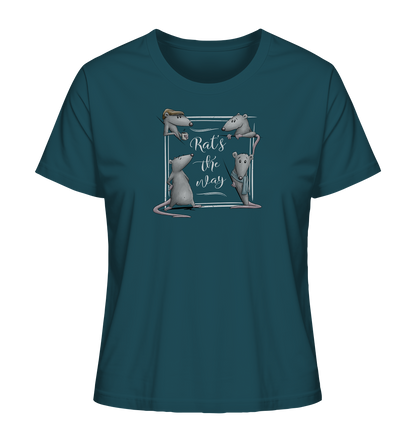 Rat’s The Way Kaffeehaus Ratten - Ladies Organic Shirt