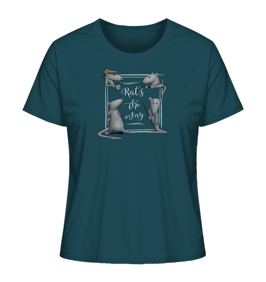 Rat’s The Way Kaffeehaus Ratten - Ladies Organic Shirt