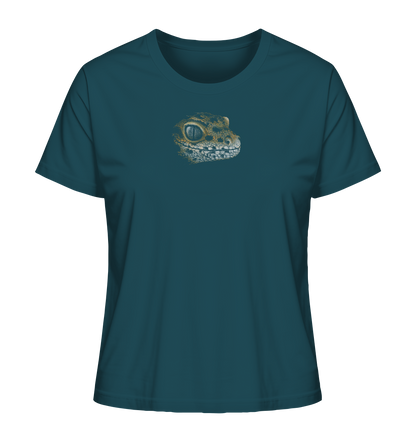Leopard Gecko Skizze Kritzelkunst - Ladies Organic Shirt