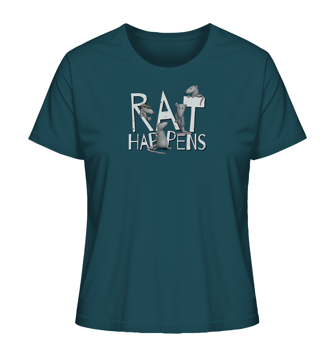 Rat Happens Ratten - Ladies Organic Shirt