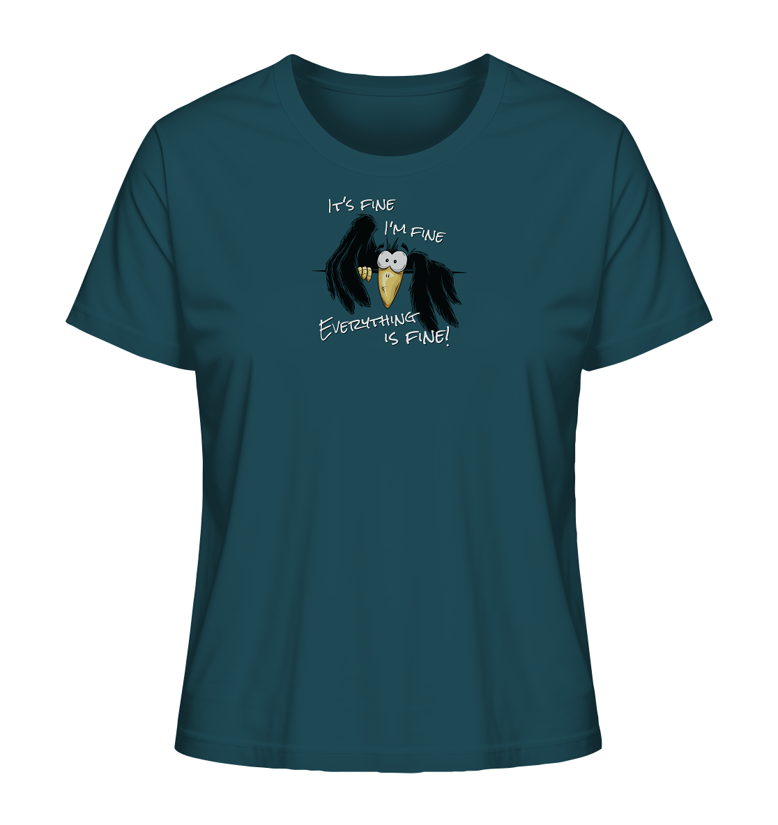 I’m Fine Rabe | Alles Gut Krähe - Ladies Organic Shirt