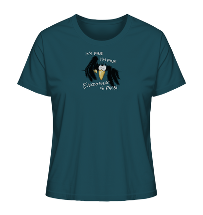 I’m Fine Rabe | Alles Gut Krähe - Ladies Organic Shirt