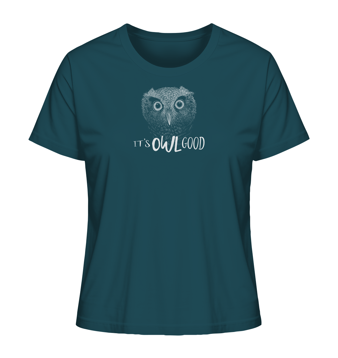 OWL Good | Kritzel-Kunst-Eule - Ladies Organic Shirt