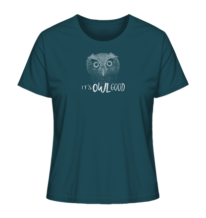 OWL Good | Kritzel-Kunst-Eule - Ladies Organic Shirt