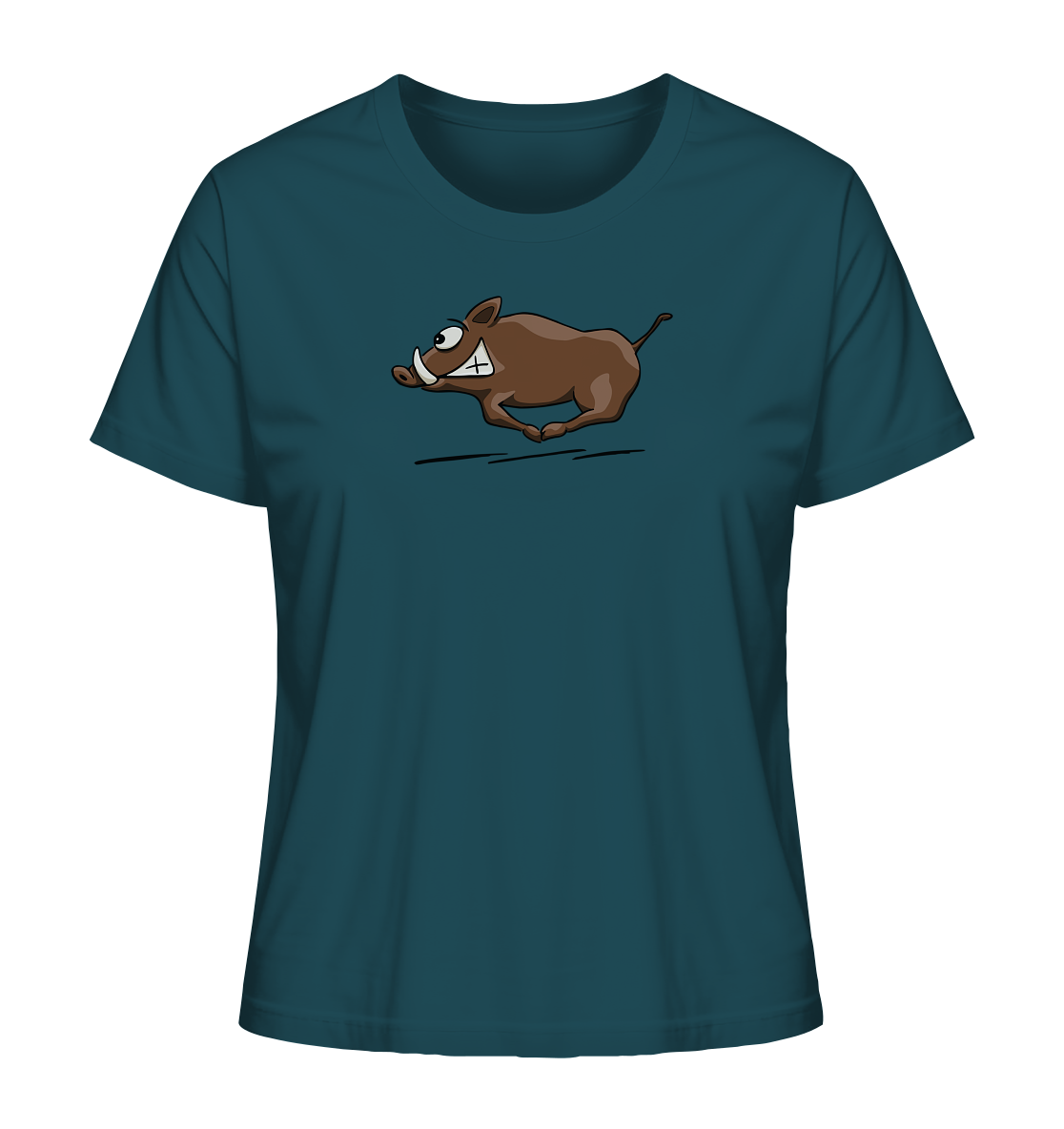 sauwildes Wildschwein | Wildsau  - Ladies Organic Shirt