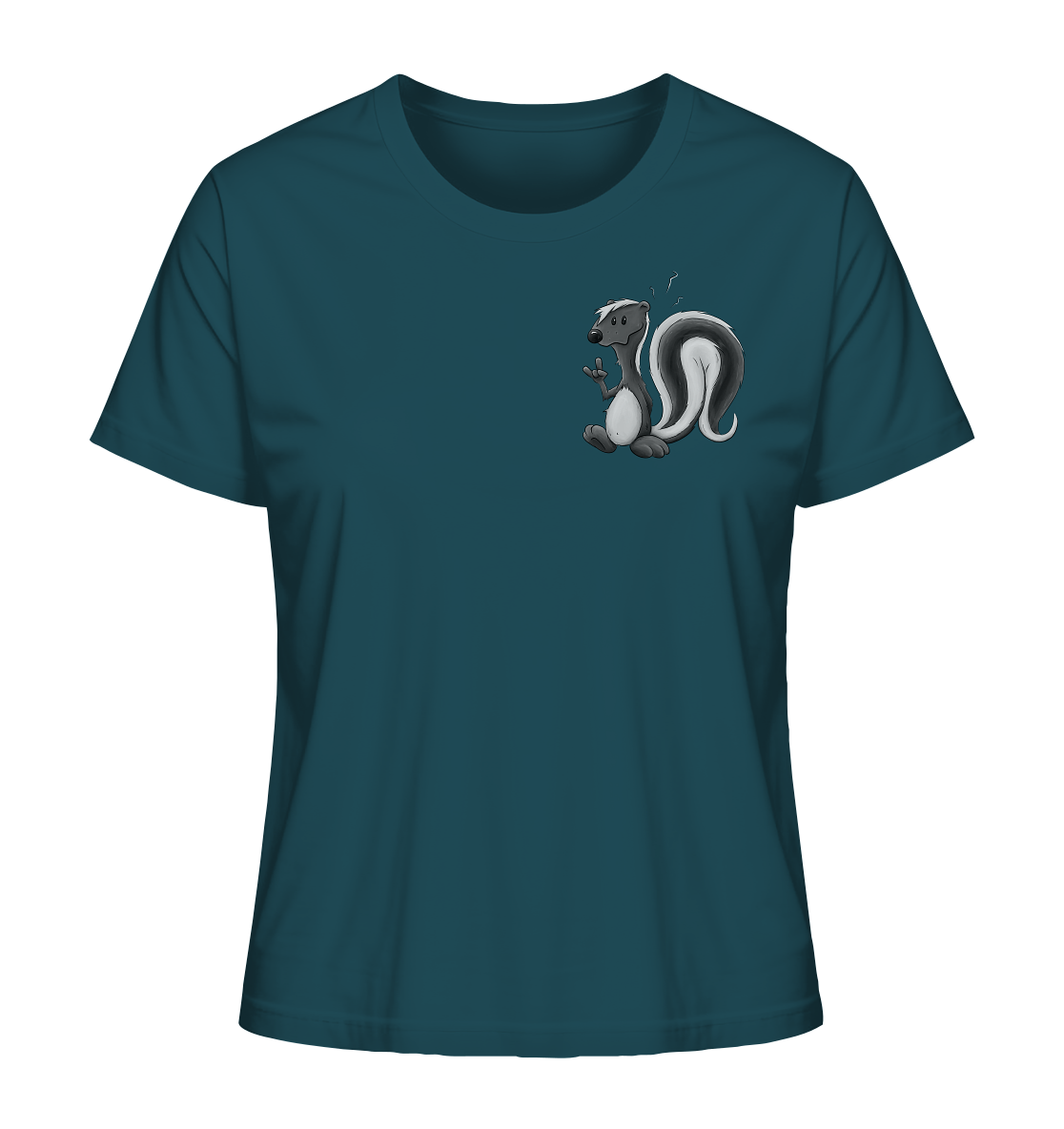 Lustig stinkiges Stinktier - Ladies Organic Shirt