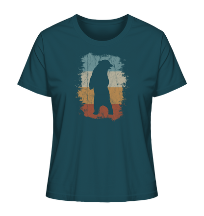 Retro Bären-Silhouette - Ladies Organic Shirt