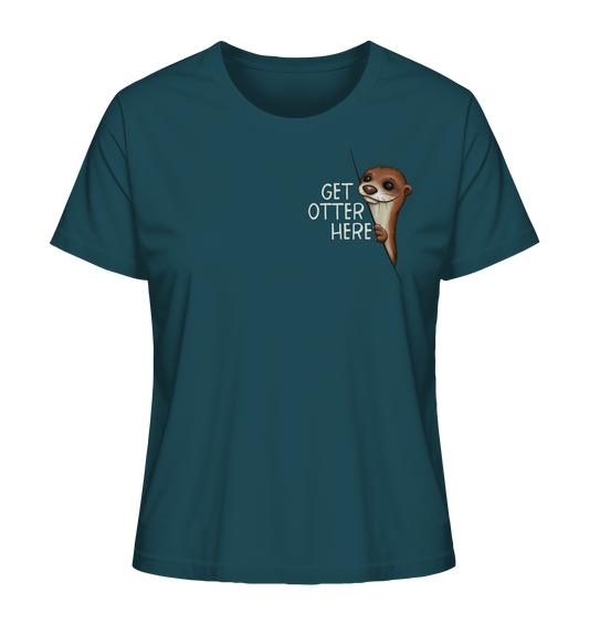 Get Otter Here | Lustiger Otter Kalauer - Ladies Organic Shirt