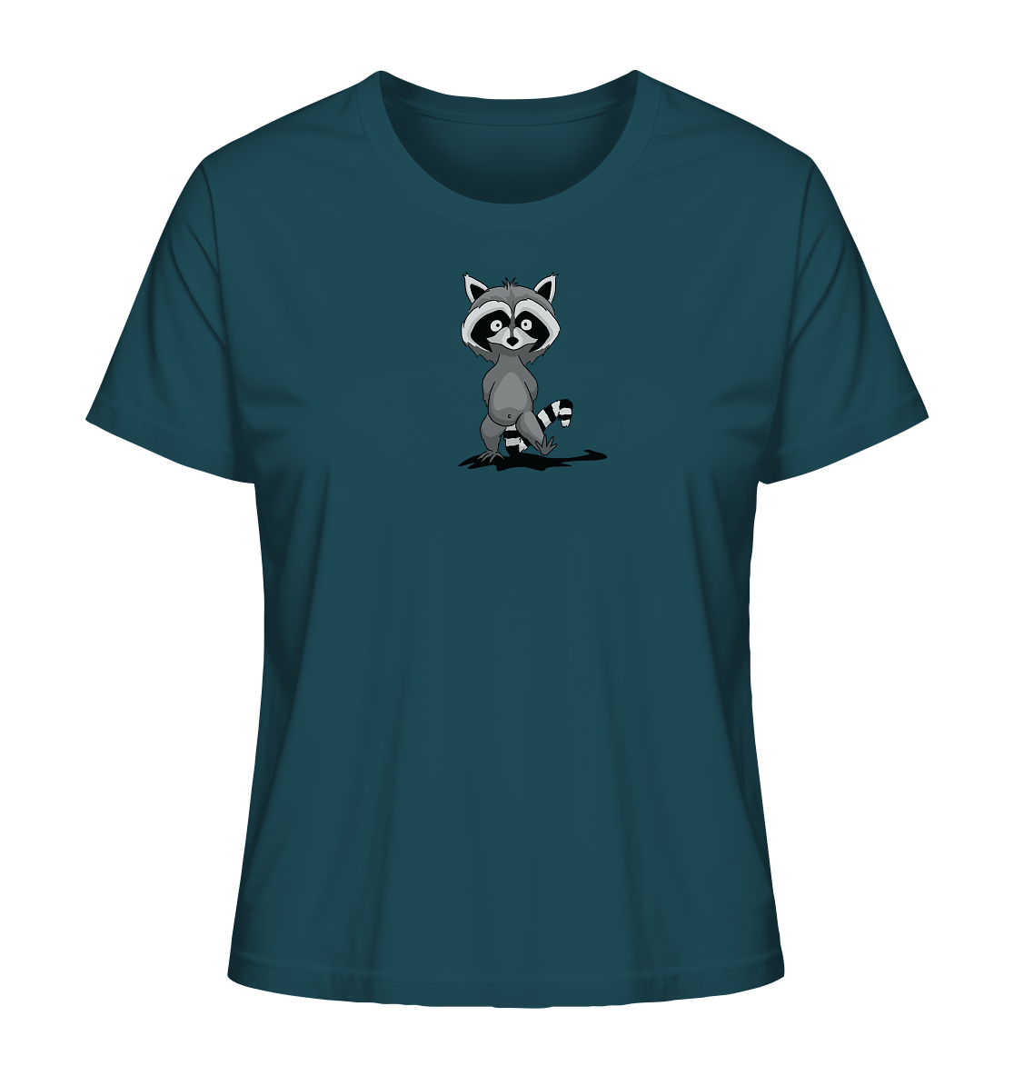 Frecher kleiner Waschbär - Ladies Organic Shirt