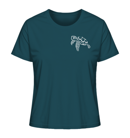 schwimmende Meeres-Schildkröte - Ladies Organic Shirt
