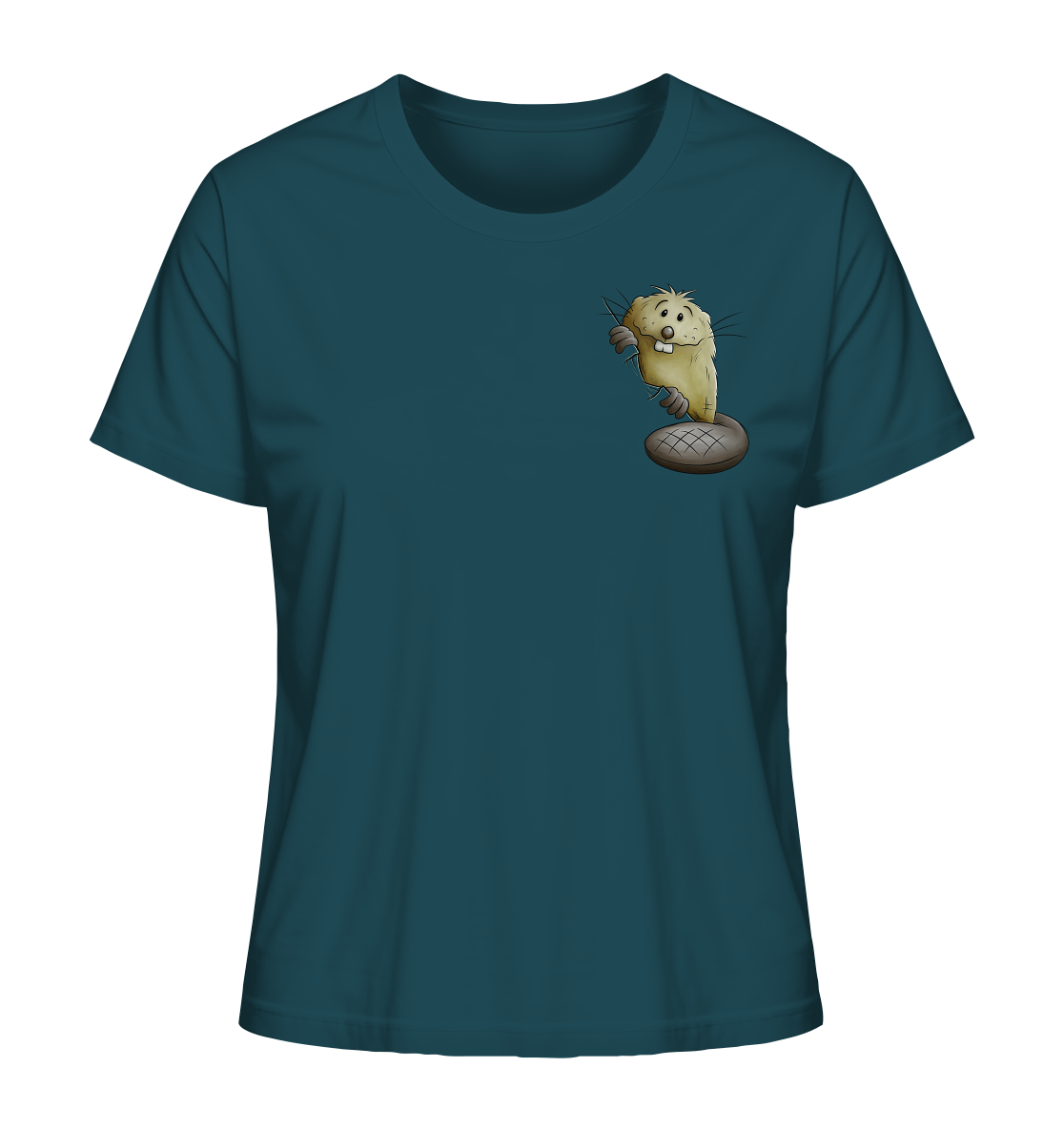 Lustiger frecher Biber - Ladies Organic Shirt