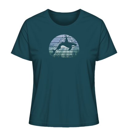 Retro Tiefsee Schwertwal Orca - Ladies Organic Shirt