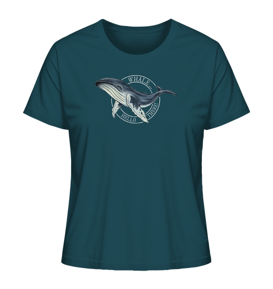 Whale, Hello There | Buckelwal - Ladies Organic Shirt