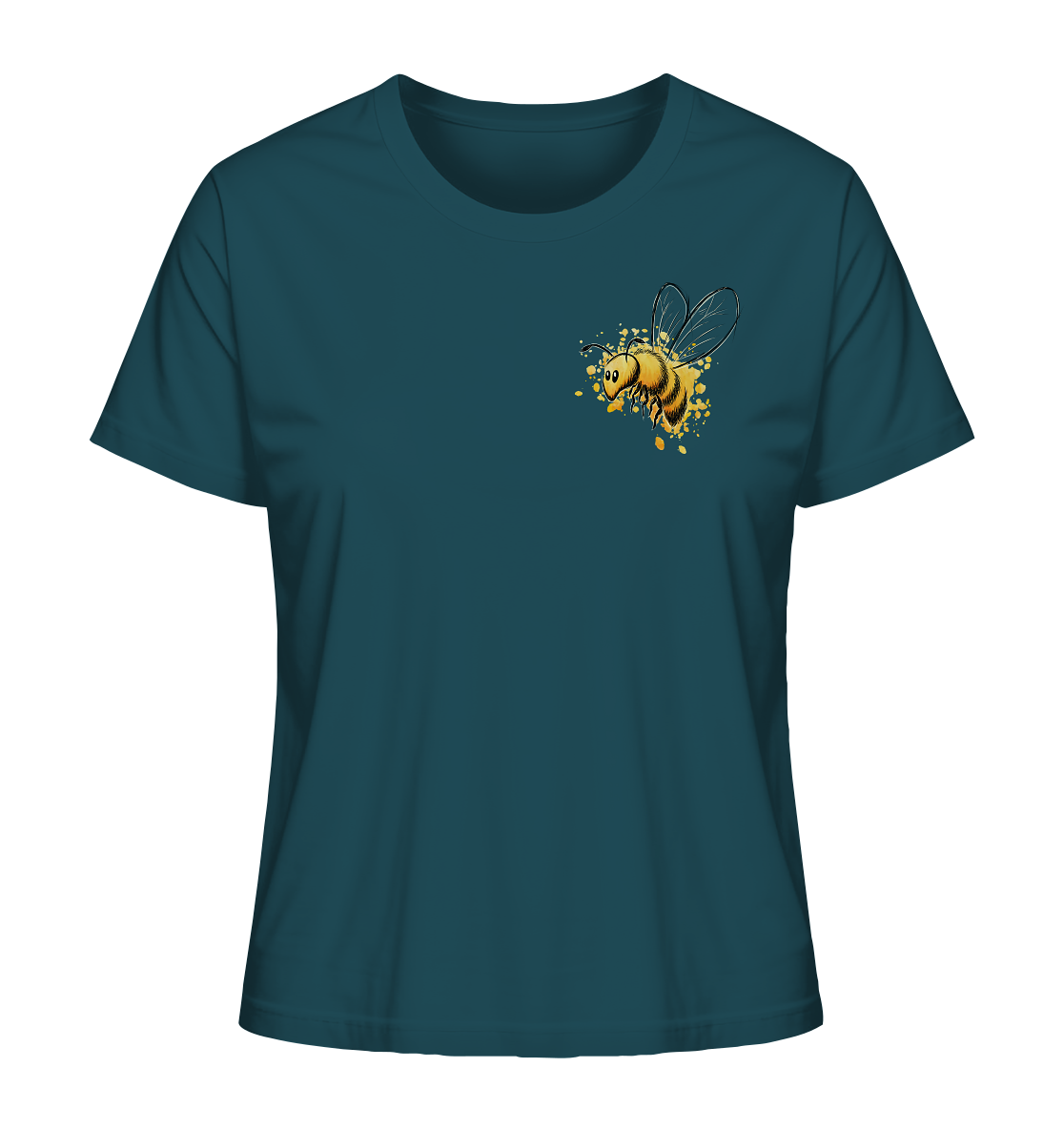 Lässige kleine Honig-Biene - Ladies Organic Shirt