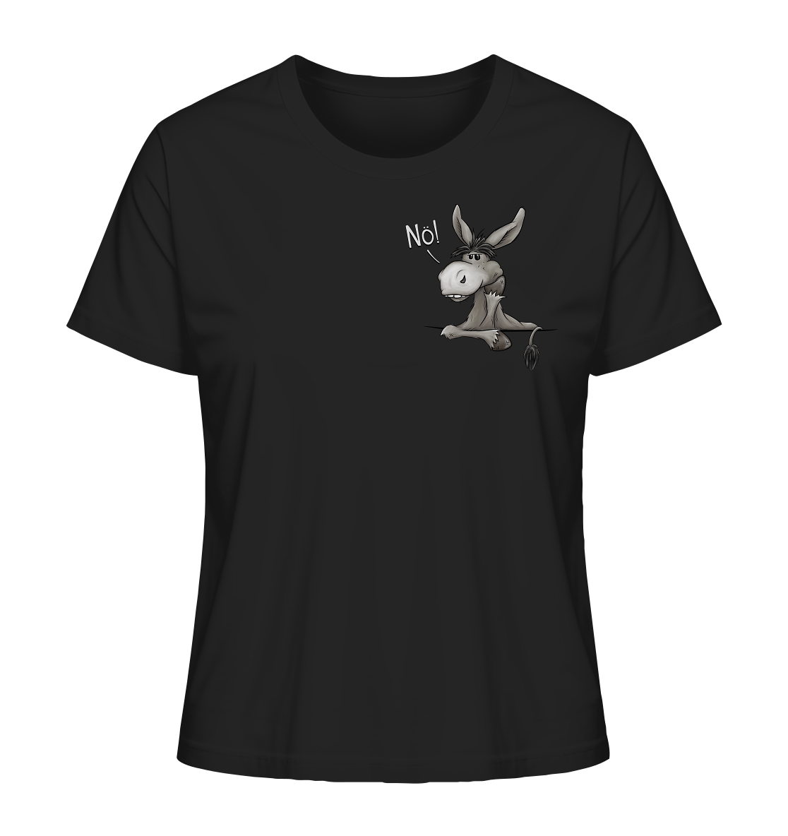 Nö! Störrischer Esel - Ladies Organic Shirt