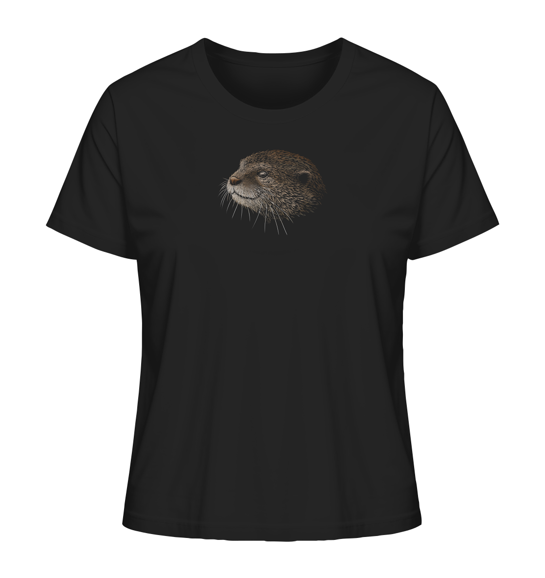 Otter Bleistift Zeichnung KritzelKunst - Ladies Organic Shirt