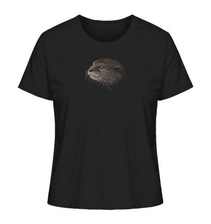 Otter Bleistift Zeichnung KritzelKunst - Ladies Organic Shirt