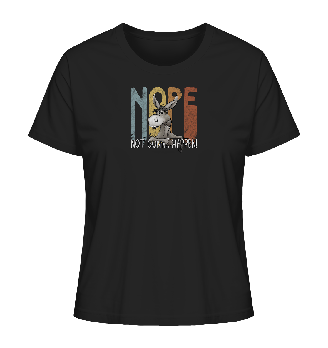 Nope | bockiger Esel - Ladies Organic Shirt