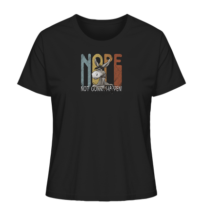 Nope | bockiger Esel - Ladies Organic Shirt