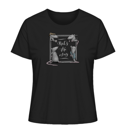 Rat’s The Way Kaffeehaus Ratten - Ladies Organic Shirt