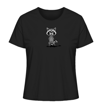 Frecher kleiner Waschbär - Ladies Organic Shirt
