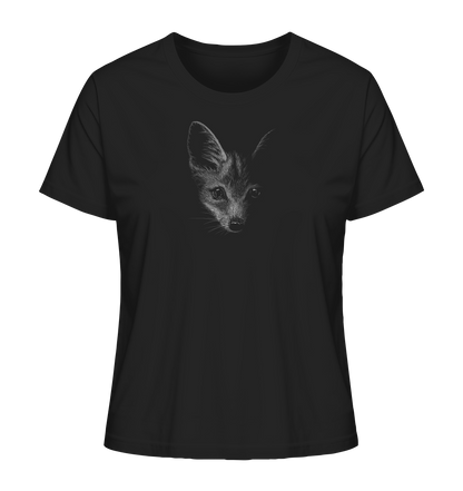 Fuchs Kritzelkunst Illustration - Ladies Organic Shirt