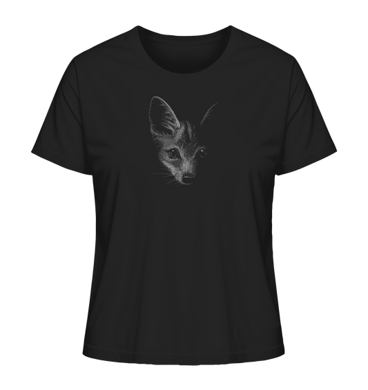Fuchs Kritzelkunst Illustration - Ladies Organic Shirt