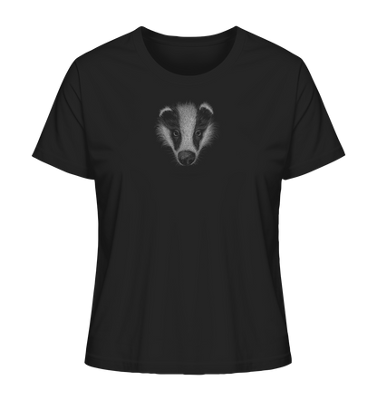 Kritzel-Kunst Dachs Illustration - Ladies Organic Shirt