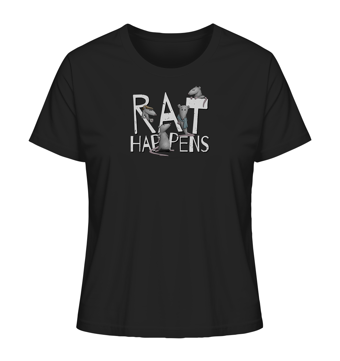 Rat Happens Ratten - Ladies Organic Shirt