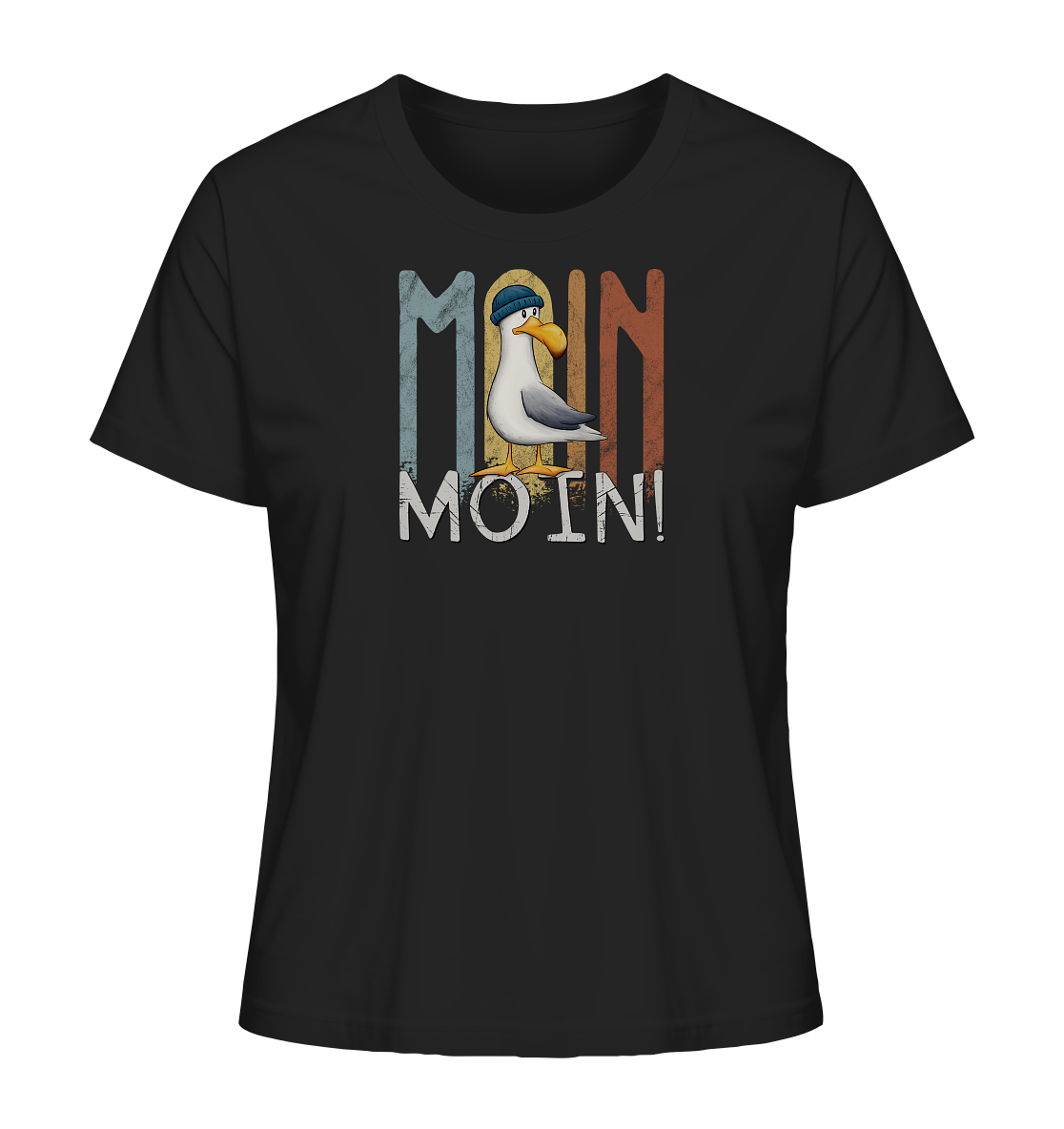 Moin Moin norddeutsche Möwe - Ladies Organic Shirt