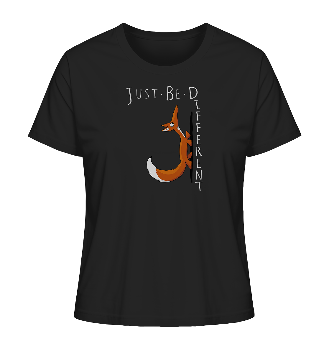 Just Be Different | Sei Anders, kleiner Fuchs - Ladies Organic Shirt