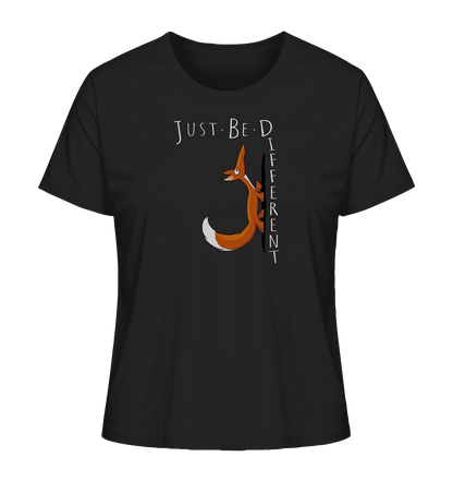 Just Be Different | Sei Anders, kleiner Fuchs - Ladies Organic Shirt