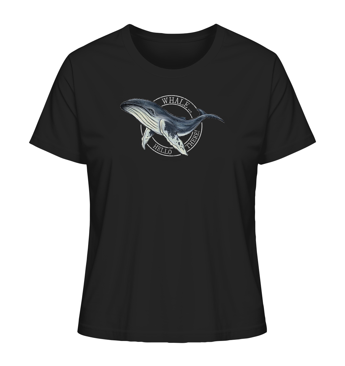 Whale, Hello There | Buckelwal - Ladies Organic Shirt
