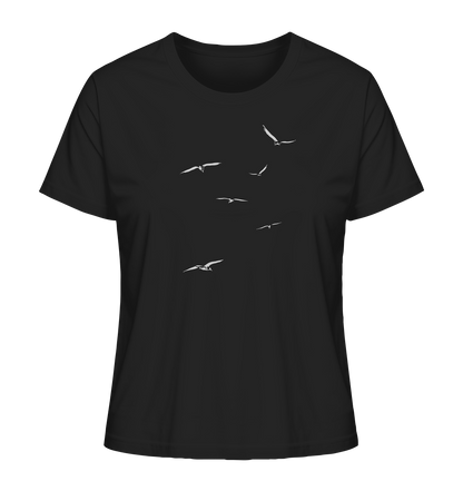 Vogelschwarm – Traum vom Fliegen - Ladies Organic Shirt