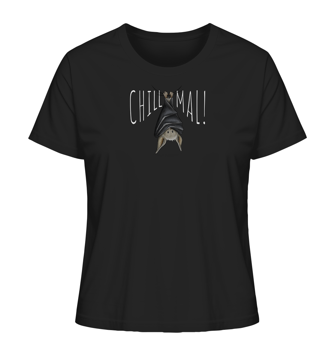 Chill Mal gemütliche Fledermaus - Ladies Organic Shirt