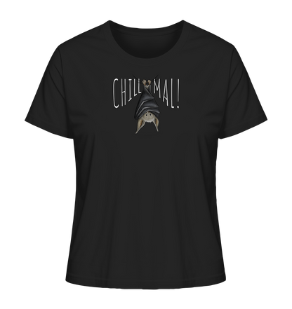 Chill Mal gemütliche Fledermaus - Ladies Organic Shirt
