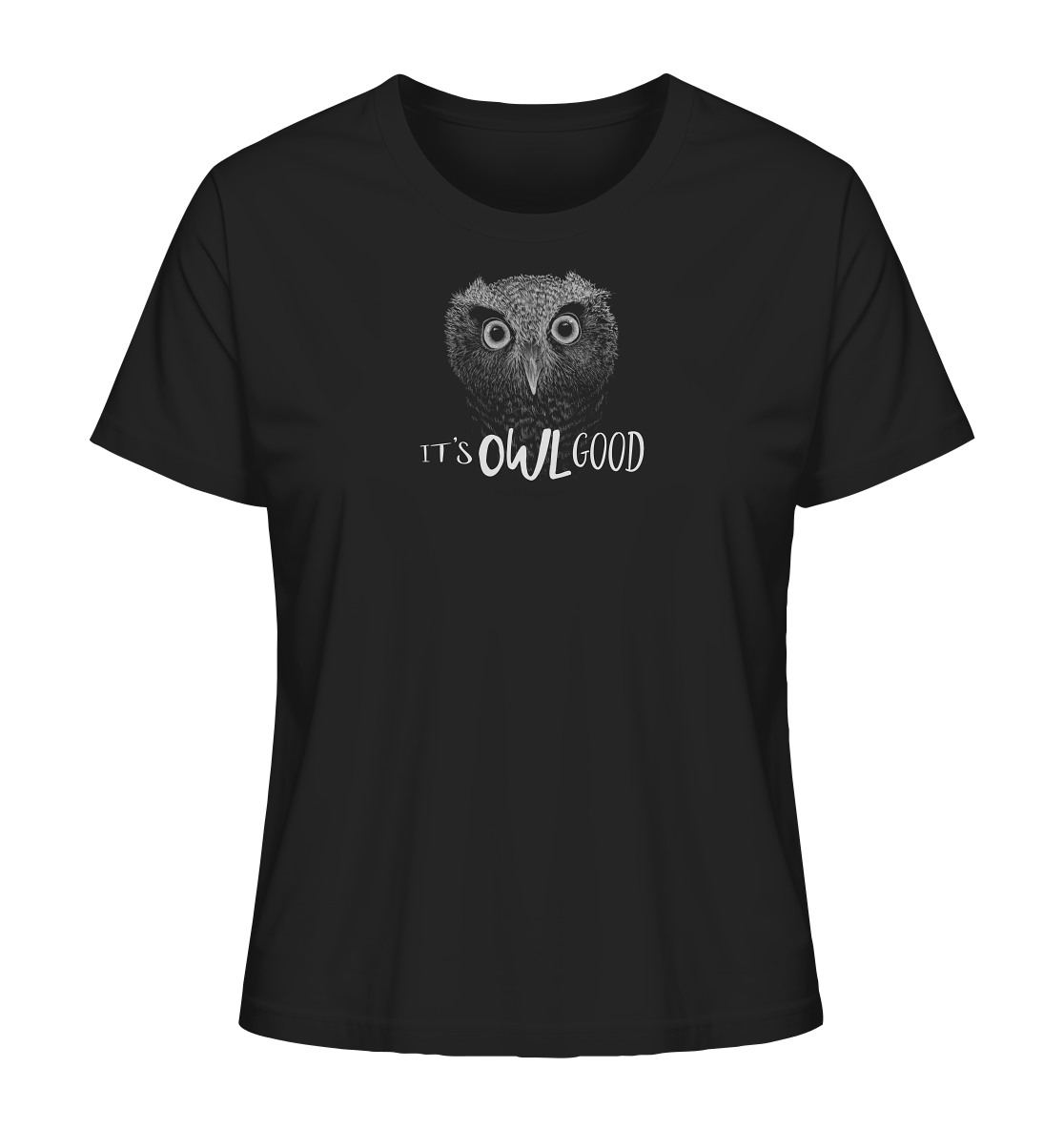 OWL Good | Kritzel-Kunst-Eule - Ladies Organic Shirt