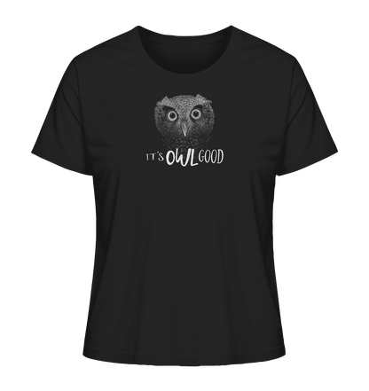 OWL Good | Kritzel-Kunst-Eule - Ladies Organic Shirt