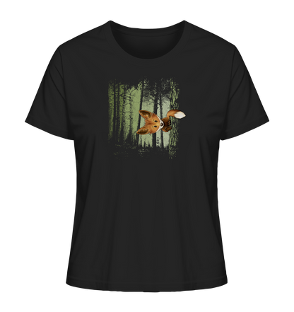 Fuchs im Zwielicht-Wald - Ladies Organic Shirt
