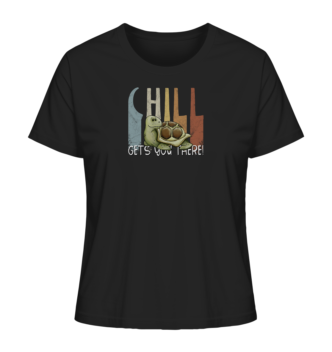 Gechillt gemütliche Schildkröte - Ladies Organic Shirt