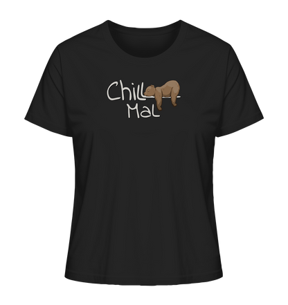 Chill Mal schläfriger Braunbär - Ladies Organic Shirt