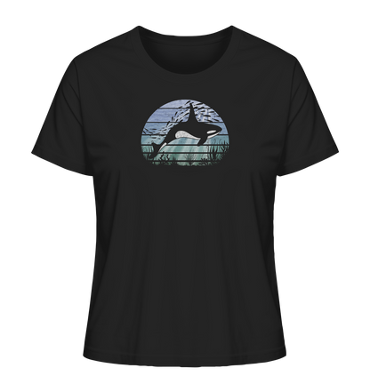 Retro Tiefsee Schwertwal Orca - Ladies Organic Shirt