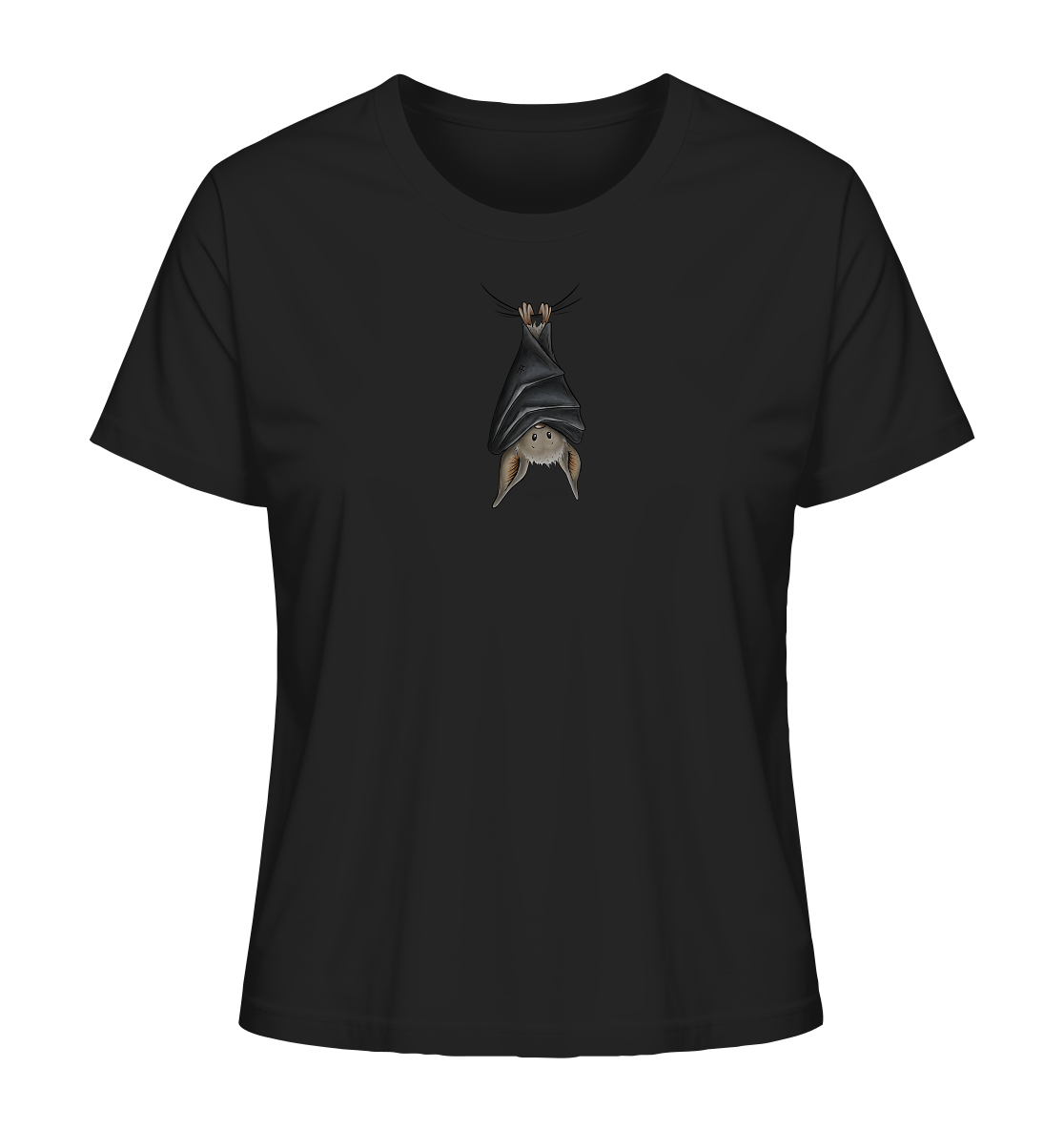 Lustig chillende Fledermaus - Ladies Organic Shirt